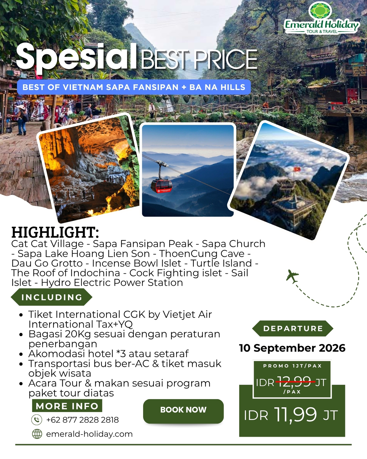 BEST OF VIETNAM SAPA-FANSIPAN BA NA HILLS